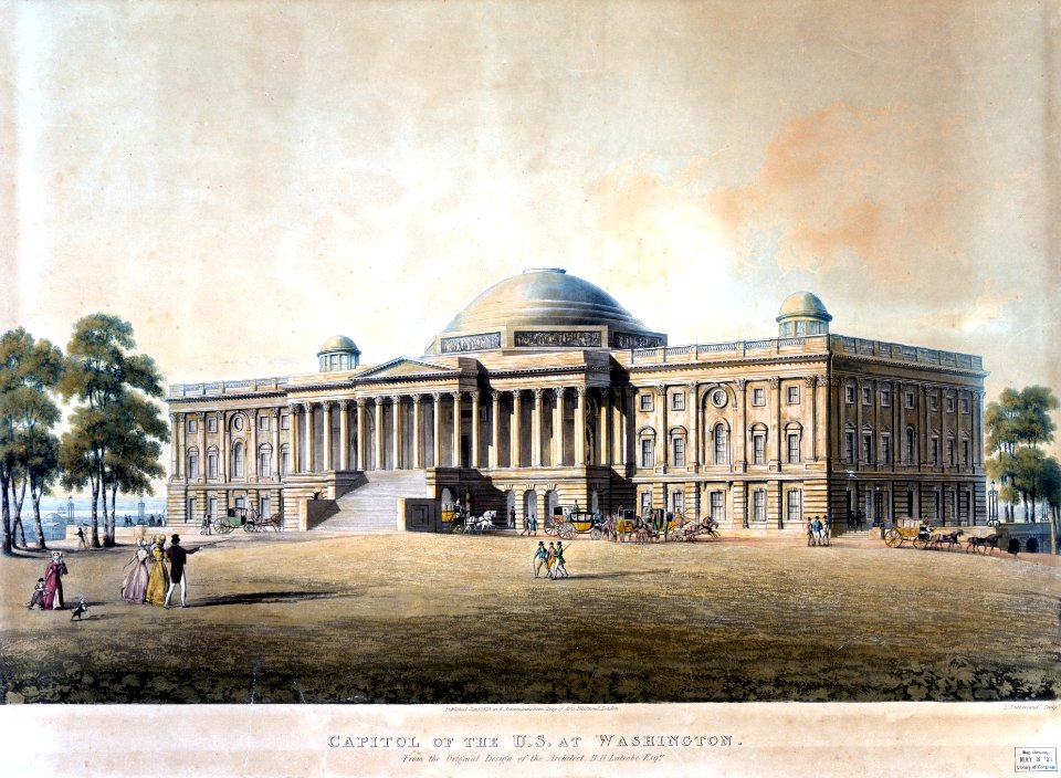 United States Capitol - circa 1825