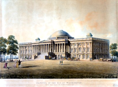 United States Capitol - circa 1825