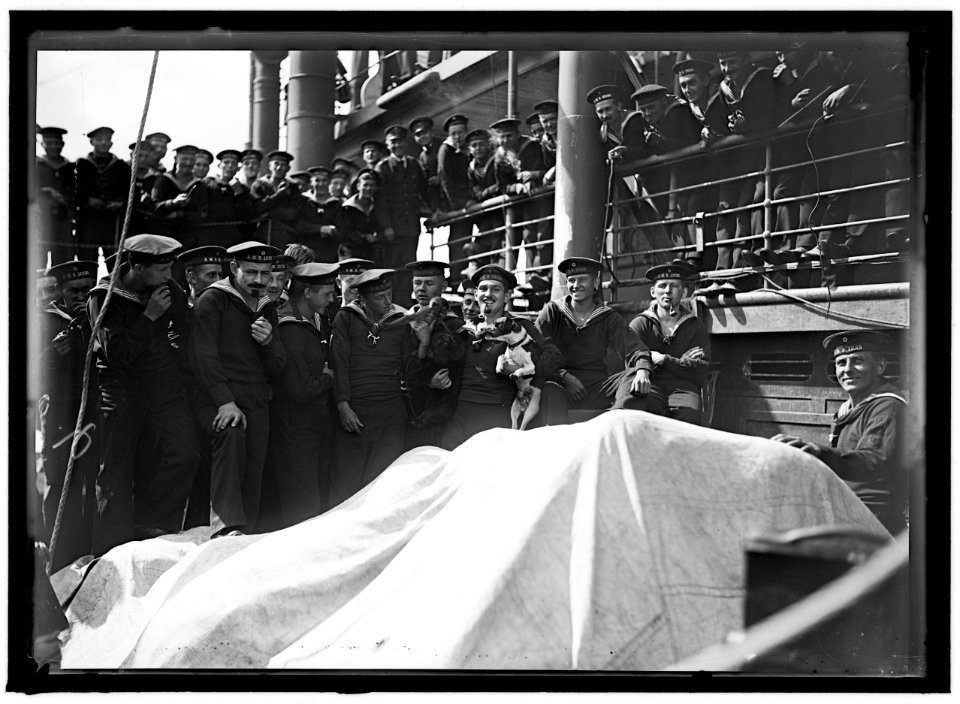 UNITED STATES NAVY. EITEL FRIEDRICH, GERMAN SHIP TAKEN OVER BY U.S.; THE SHIP LCCN2016866237