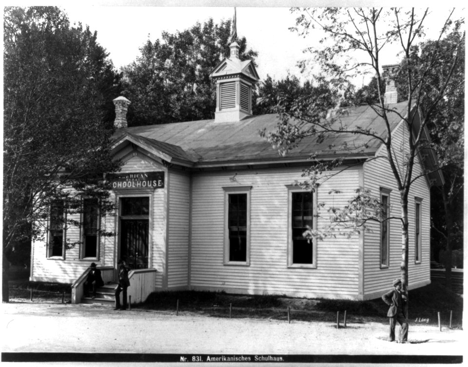 Universal Exhibition of Vienna, 1873- American rural schoolhouse, exterior LCCN2004676914