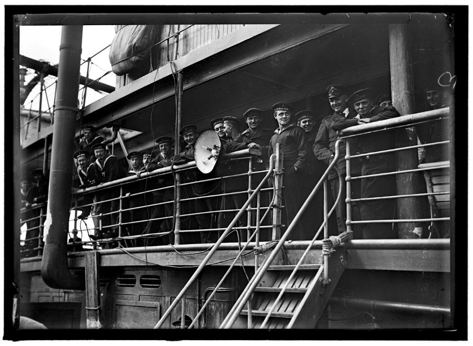 UNITED STATES NAVY. EITEL FRIEDRICH, GERMAN SHIP TAKEN OVER BY U.S.; THE SHIP LCCN2016866234
