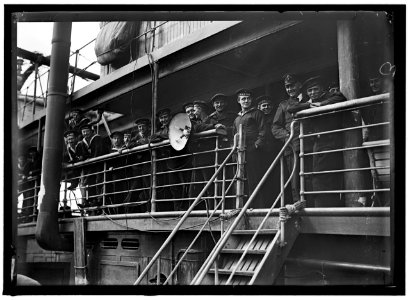 UNITED STATES NAVY. EITEL FRIEDRICH, GERMAN SHIP TAKEN OVER BY U.S.; THE SHIP LCCN2016866234