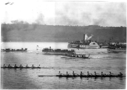 University of Pennsylvania and Cornell-Junior Eights, 1906, at 1 1-2 mile LCCN90708224