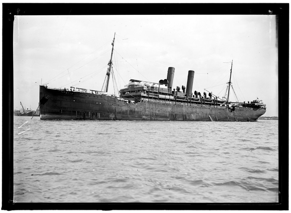 UNITED STATES NAVY. EITEL FRIEDRICH, GERMAN SHIP TAKEN OVER BY U.S.; THE SHIP LCCN2016866235
