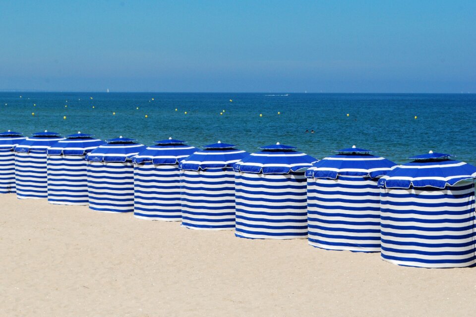 Normandy beach sea