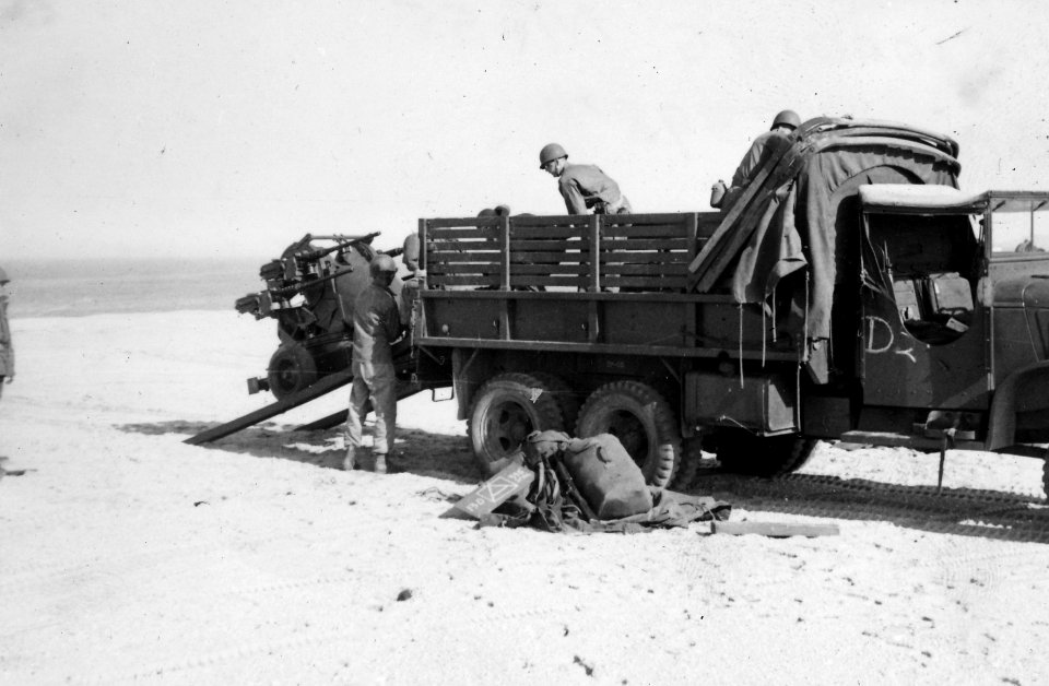 Unloading M55, Battery D