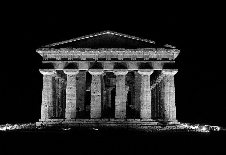 Greek temple ancient ruins ruins