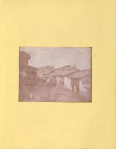 Unknown maker, British, active India about 1843 - (Village Street, Probably in Uttar Pradesh, North India) - Google Art Project
