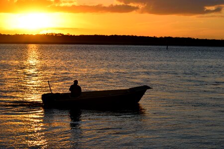 Florida fisherman boat photo