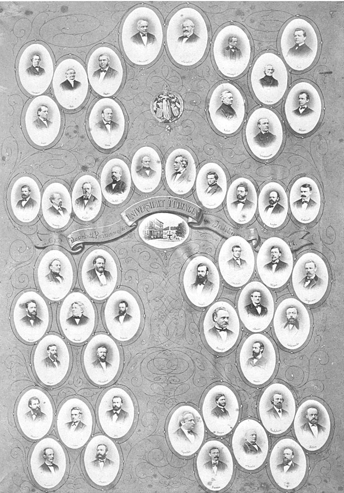 Universität Tübingen Jubiläum 1877 Ordentliche Professoren