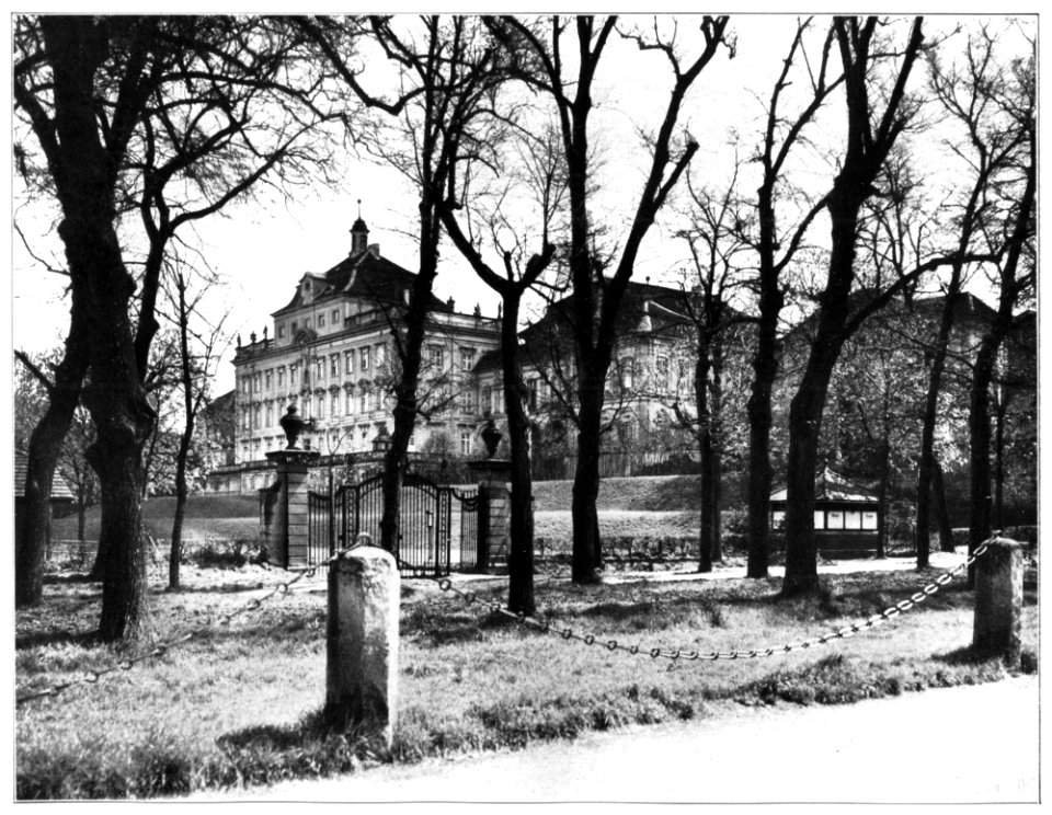 Unser Land 1925 B38, Wohnbau Residenzschloß Ludwigsburg, von der Trappen