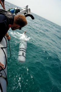 Unmanned Underwater Vehicle (UUV) operations 130605-N-AZ907-070