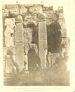 Unknown site in Baalbek, Brooklyn Museum Archives