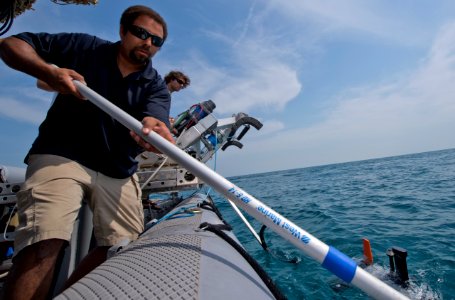 Unmanned underwater vehicle operations 130429-N-GG400-070
