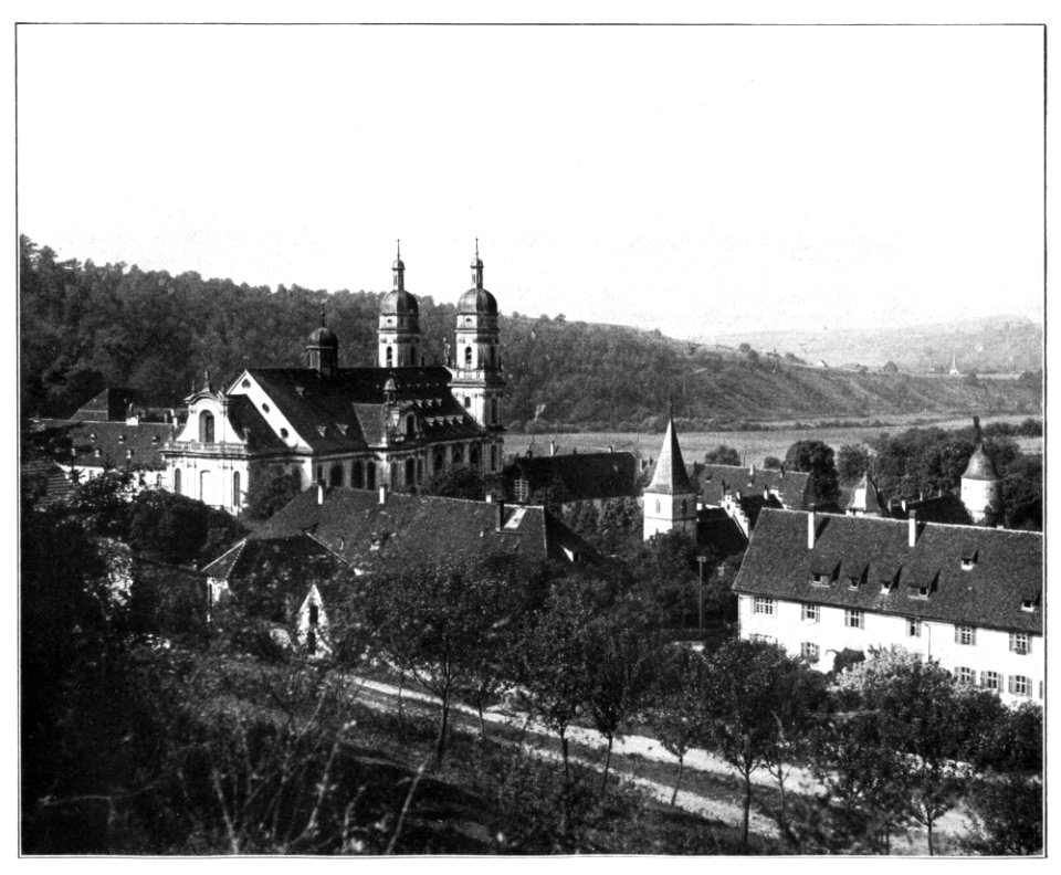 Unser Land 1925 B26, Kloster Schöntal vom Kreuzberg aus, von der Trappen