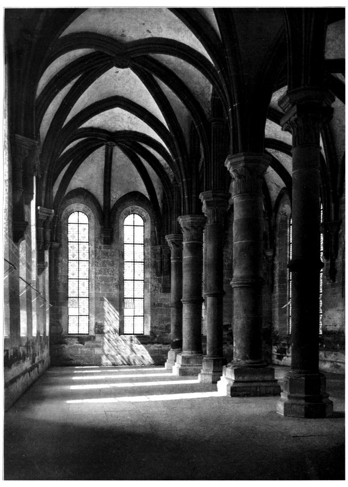 Unser Land 1925 B25, Herrenrefektorium in Maulbronn, von der Trappen