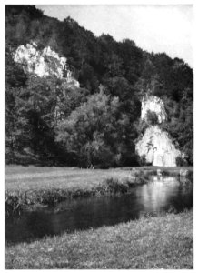 Unser Land 1925 B66, Felsen im oberen Donautal, von der Trappen