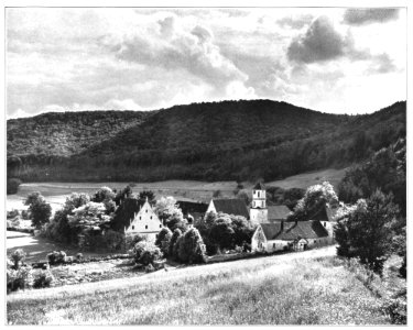 Unser Land 1925 B65, Ehem. Kloster Urspring Schelklingen, von der Trappen