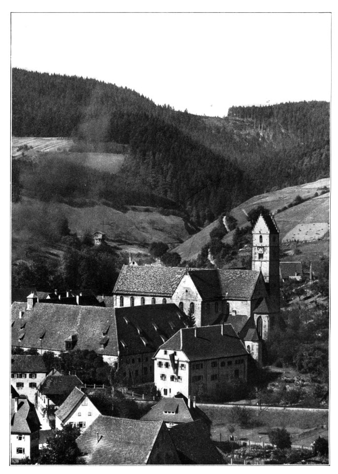 Unser Land 1925 B24, Kloster Alpirsbach, von der Trappen