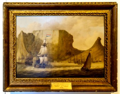 Unknown Artist-Dutch ships in Table Bay-0653