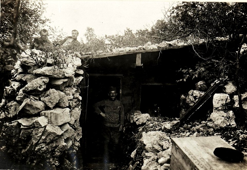 Unterkünfte des 60.Infanteriebrigadekommandos bei Kote 146 östlich von Monfalcone (BildID 15595062)
