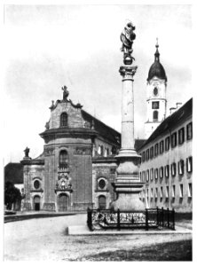 Unser Land 1925 B56, Kirche Mariensäule Ochsenhausen, von der Trappen
