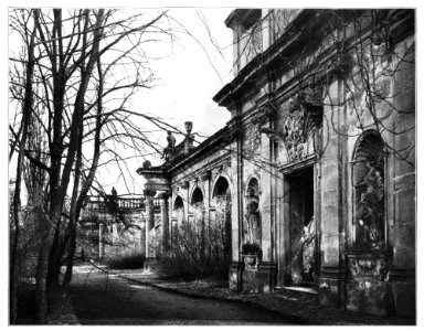 Unser Land 1925 B27, Orangerie Schloßgarten Weikersheim, von der Trappen