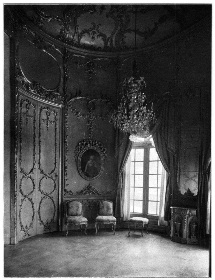 Unser Land 1925 B43, Blumenzimmer Schloß Solitüde, von der Trappen