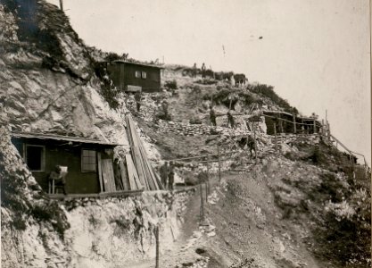 Unterkünfte am Schwarzenberg. (16-7.1917.) (BildID 15800653)