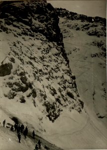 Unterkunft der Feldwache.Kommandant Naboisscharte und Weg auf den Großen Nabois. (BildID 15466433)