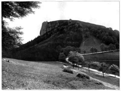 Unser Land 1925 B13, Lochenstein in den Balinger Bergen, von der Trappen