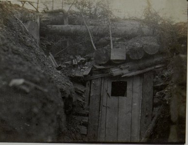 Unterstand der 4.Gruppe 2.Zug 6.Komp. des Gren.Reg.3 (BildID 15453368)