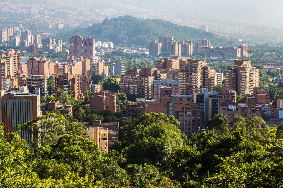 Colombia medellin landscape photo