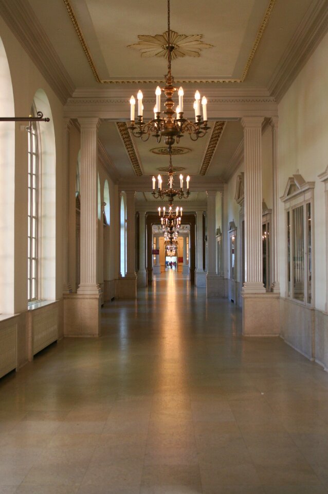 Hall corridor building