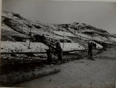 Unterstände der 11.Kompanie des III.Bataillons IR 4 im Lager bei Kolonie Alexandrowka (BildID 15442566)