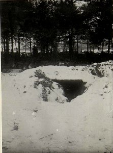 Unterstand für Truppen auf dem Schlachtfeld östlich Kalisz. (BildID 15539166)