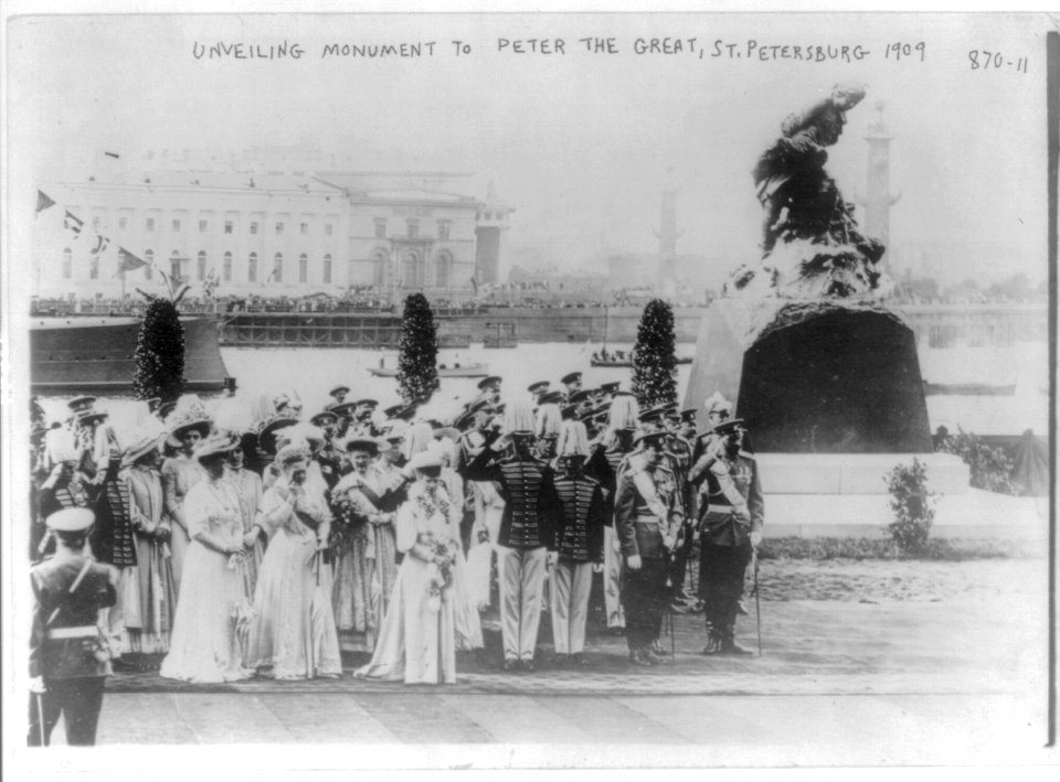Unveiling monument to Peter the Great, St. Petersburg LCCN2007678784