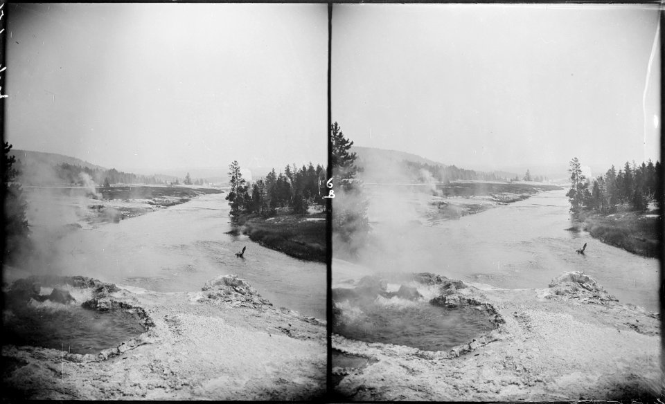 Upper basin from near Grand. Yellowstone National Park - NARA - 517250