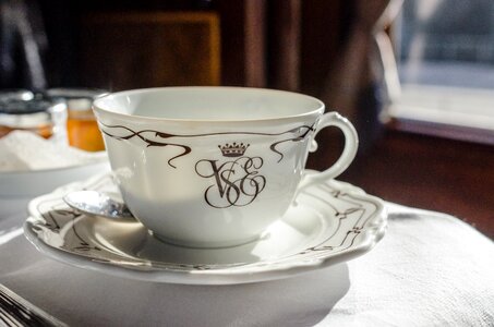 Utensil porcelain table photo