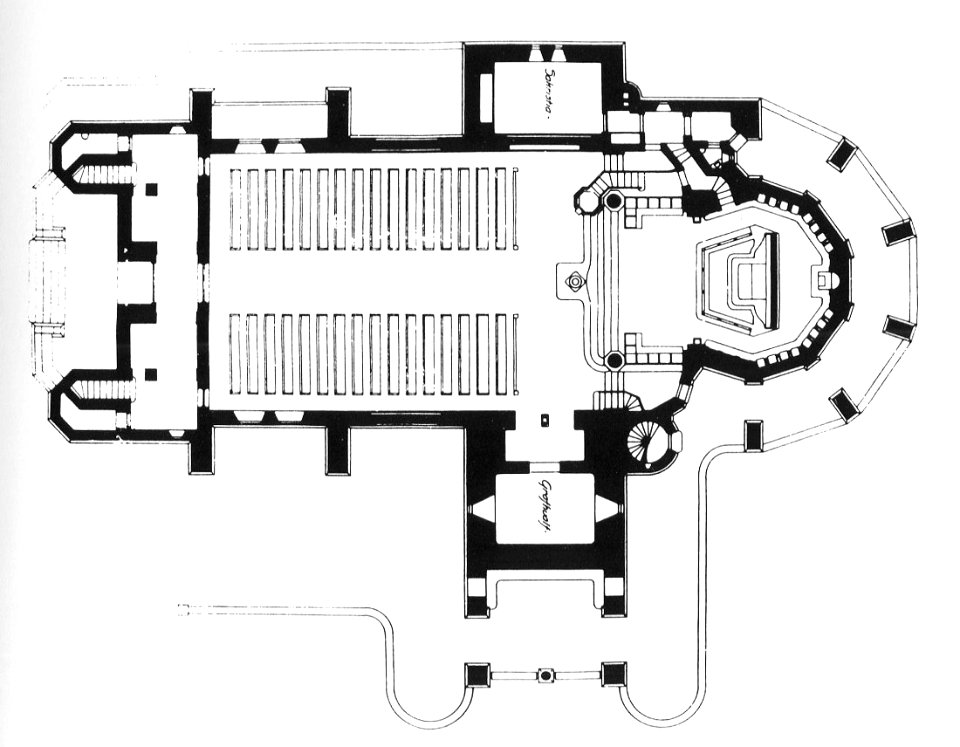 Uppenbarelsekyrkan Boberg plan