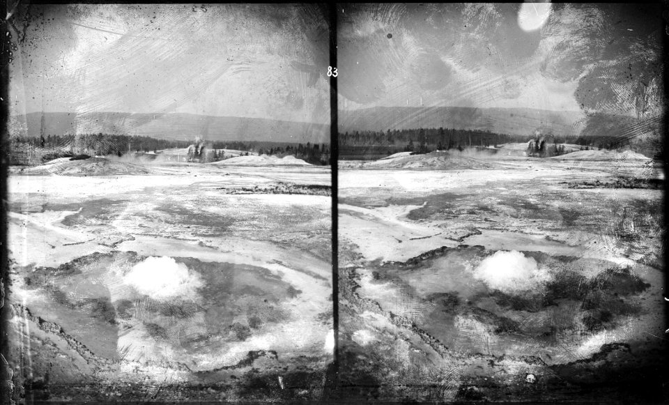 Upper basin near Grand. Yellowstone National Park - NARA - 517315