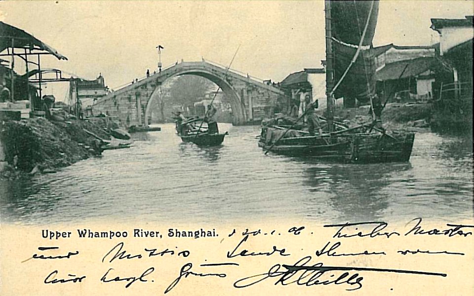 Upper Whampoo River Shanghai 1906