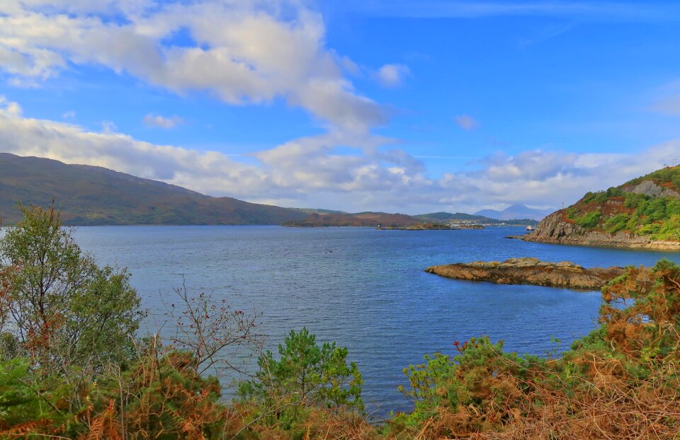 Landscape sky loch alsh