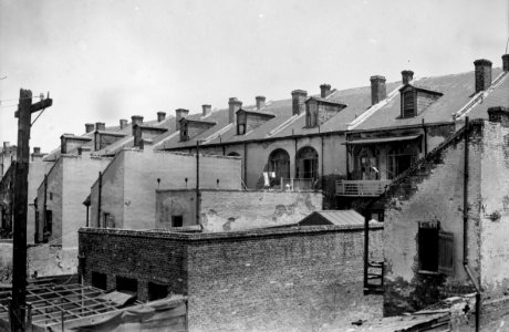 Ursuline Row New Orleans from Back 1936 photo