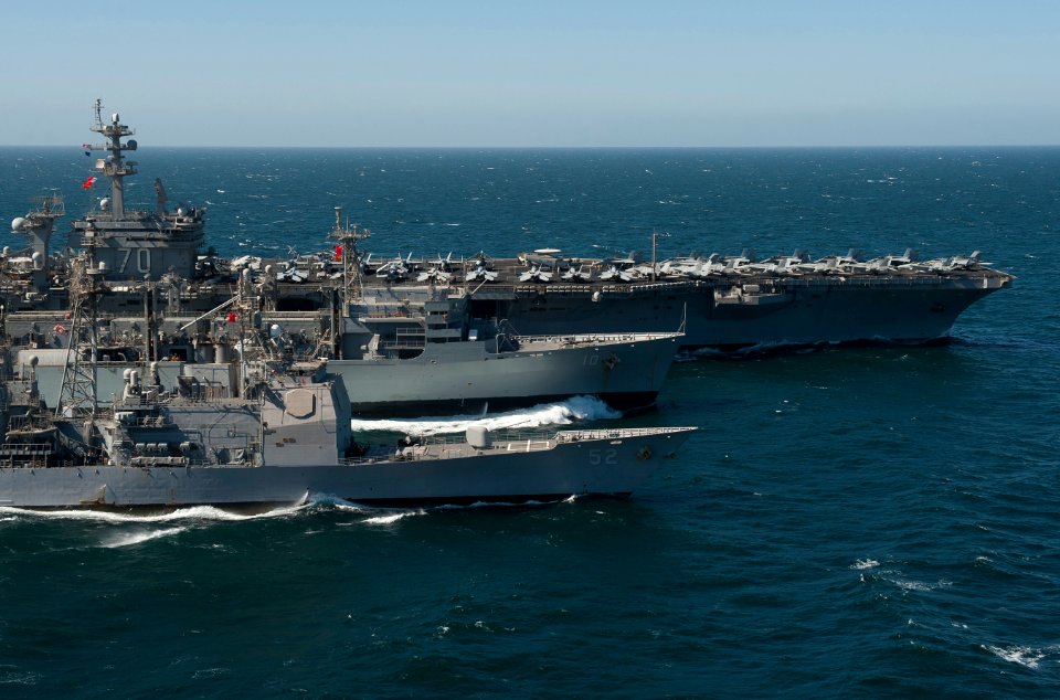 US 5th Fleet in Persian Gulf 120306-N-DR144-854