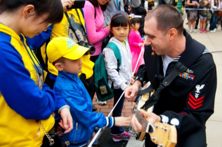 US 7th Fleet Band in Hong Kong 120319-N-SD300-068