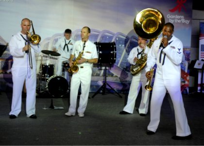 US 7th Fleet Pacific Ambassadors band performance 130610-N-OK605-182