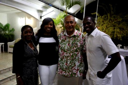 US ambassador Reed with Clark, Nailatikau and Phillips