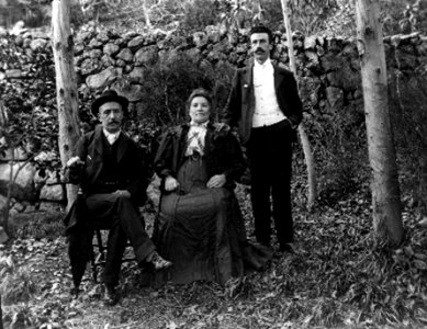 Urzelina, ilha de São Jorge, 1910, modos de trajar, 12, Arquivo de Villa Maria, Angra do Heroísmo, ilha Terceira, Açores