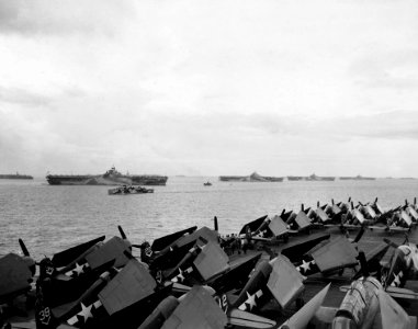 US carriers at Ulithi in December 1944